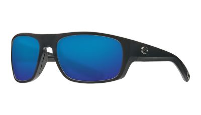 Costa Del Mar Tico Sunglasses - Matte Black Frame - Blue Mirror Polarized 580G Lens