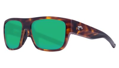 Costa Del Mar Sampan Sunglasses - Matte Reef Frame - Gray Silver Mirror 580G Polarized Glass Lens