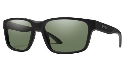 Smith Basecamp Sunglasses - Matte Black Frame - ChromaPop Polarized Gray Green