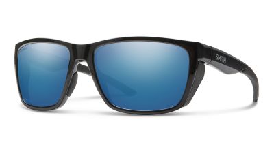 Smith Longfin Sunglasses - Black Frame - ChromaPop Polarized Blue Mirror Lens