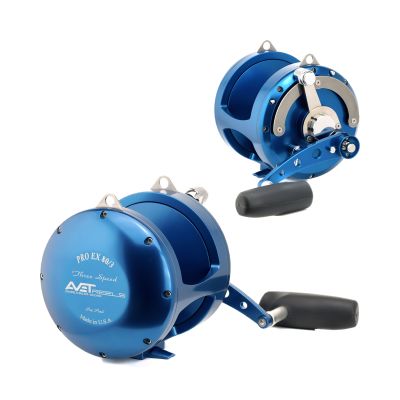 Avet Pro EX 80/3 Three Speed Reel - Blue