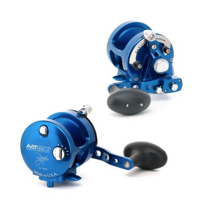Avet MXJ 6/4 Magic Cast Raptor Two Speed Reel - Blue - Multiview