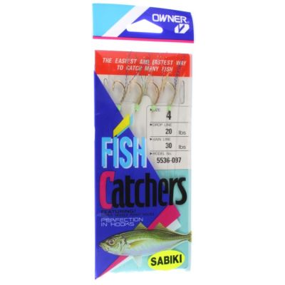 Owner Sabiki Mackerel Fish Skin Bait Catchers