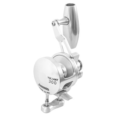 Accurate Valiant SPJ Two Speed Reel - 300N - Silver - Right-Hand