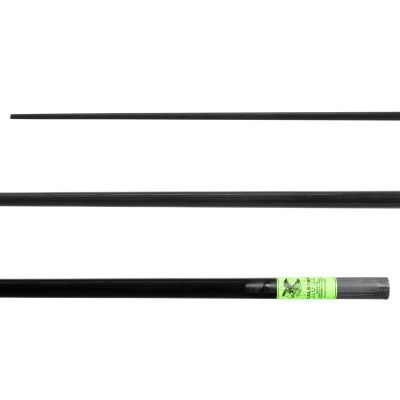 Calstar West Coast IGFA E-Glass Blank fishing rod sections shown horizontally with black finish and labeled handle section on a white background.