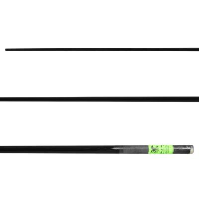 Calstar West Coast Jig Stick E-Glass Blank - BT690J - Black - Showing all sections of black blank with green branding on the bottom