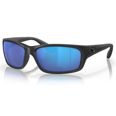 Costa Del Mar Jose Sunglasses - Blackout Frame - Blue Mirror Lens - 3/4 View