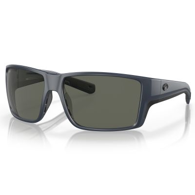 Costa Del Mar Reefton Pro Sunglasses - Matte Midnight Blue Frame - Gray Lens - 3/4 View