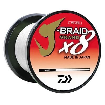 Daiwa J-Braid x8 Grand Braided Line - White