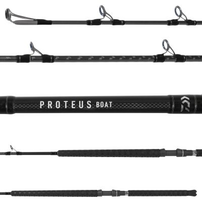 Daiwa Proteus Boat Conventional Rod - PTB70XXHF - 7' - 80 lb. - Unlimited showing all sections of rod. See other images for more detail.