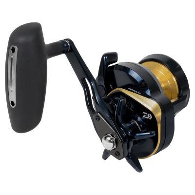 Daiwa Saltiga G Star Drag SAGSD15 Reel - 3/4 Handle Side View