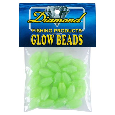 Diamond Fishing Glow Beads - 25 pack