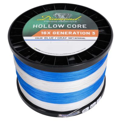 Diamond Yard Line Trolling Series 16X Hollow Braided Line