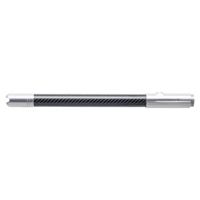 Dominion Rods Elite Quick Swap Butt with black textured shaft and silver metal ends, featuring slotted tip and smooth cylindrical base