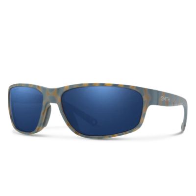 Smith Redding 2 Sunglasses - Matte Flint / Tarmac Tortoise Frame - ChromaPop Glass Polarized Dark Blue Mirror Lens
