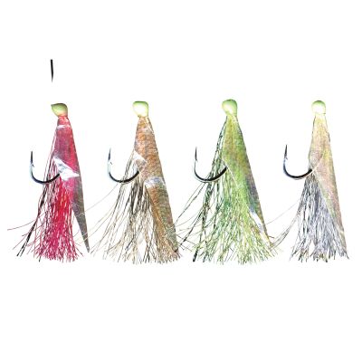 Hayabusa Sabiki S-507E Bait Rigs - Mix Flasher Mackerel Fish Skin