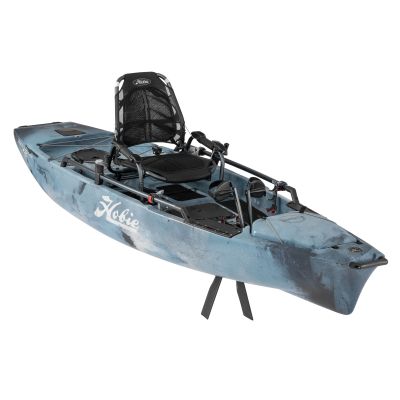 Hobie Mirage Pro Angler 12 Pedal Kayak with 360XR Drive Technology - Arctic Blue Camo - 3/4 View