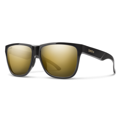 Smith Lowdown XL 2 Sunglasses - Black Gold Frame - ChromaPop Black Gold Lens