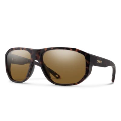 Smith Outrigger Sunglasses - Matte Tortoise Frame - ChromaPop Glass Polarized Brown Lens