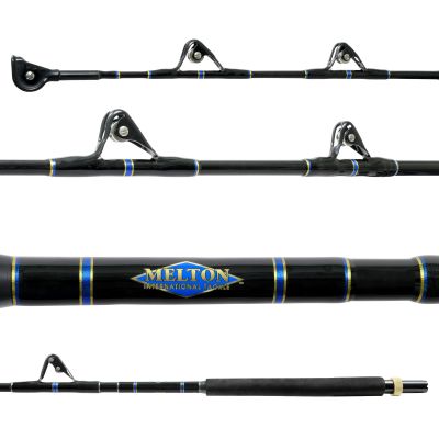 Melton Tackle Tournament IGFA Trolling Rods - Group - AFTCO Wind-On Roller Guides(Left) - AFTCO AHD Roller Guides(Right)