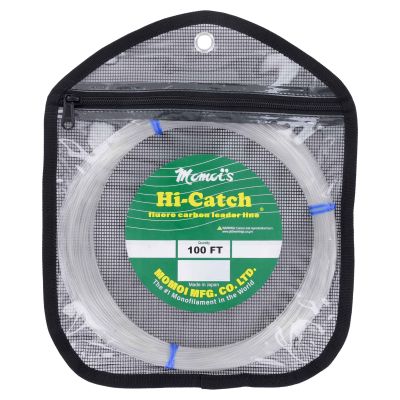 Momoi Hi-Catch Fluorocarbon Leader - 100 ft. - Clear