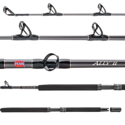 Penn Ally II ALLYBWII1530C70WM White Marlin Boat Rod Sections