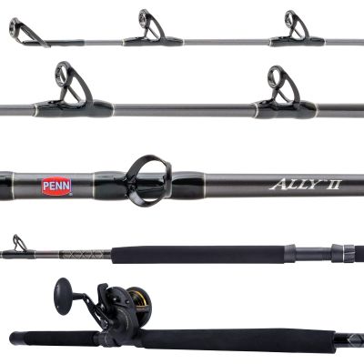 Penn Ally Boat ALLYBWII1530C70WM & Squall Lever Drag Billfish SQLII40NLDHS Rod & Reel Combo