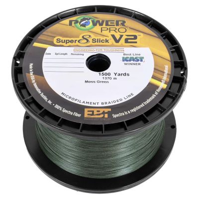 PowerPro Super 8 Slick V2 - 1500 yd. - Moss Green