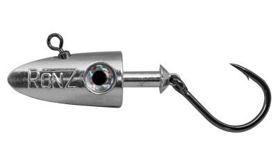 RonZ Big Game Series Heavy Duty Lure Head - 2.5 oz. - 1 Pk. - Silver
