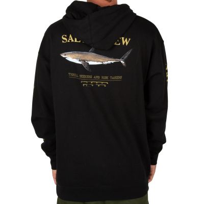 Salty Crew Bruce Hooded Fleece - Black View