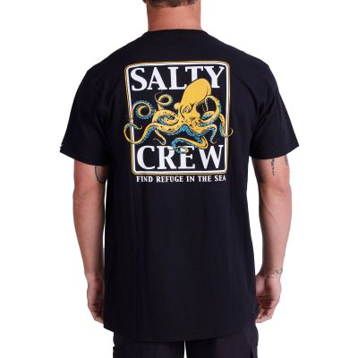 Salty Crew Ink Slinger T-Shirt - Black - Back View