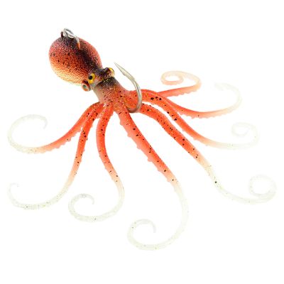 Savage Gear 3D Octopus - Brown Glow