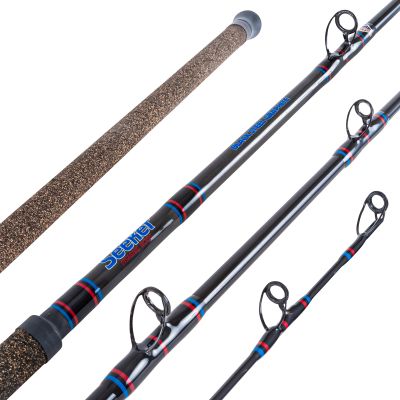 Seeker Black Steel Deckhand Conventional Rods