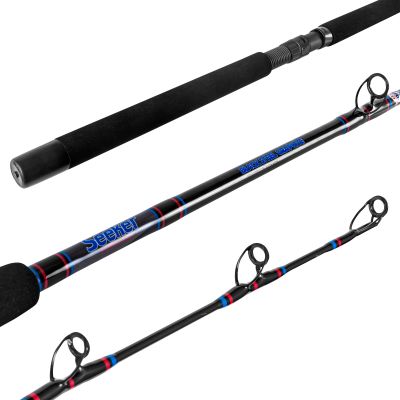 Seeker Black Steel Live Bait Rods