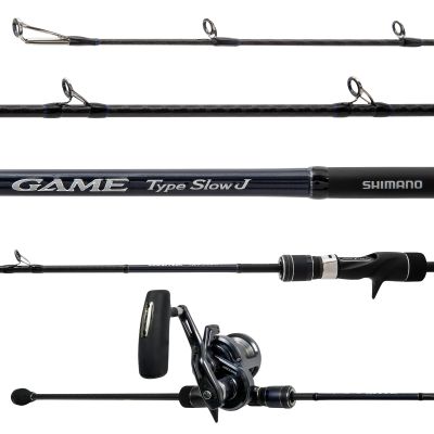 Shimano Game Type Slow J & Ocea Jigger LD Slow-Pitch Jigging Combo - GTSJC66MA Rod & OCEAJGLD2500MG Reel
