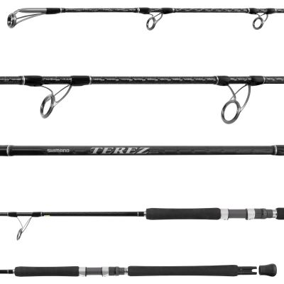 Shimano Terez TZS72XH Spinning Rod - Text " Shimano" and "Terez" on rod.