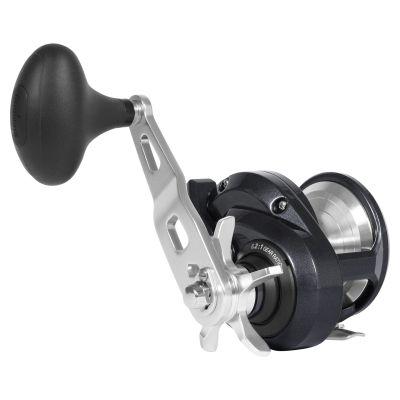 Shimano Torium 2000HGA Jigging Special in 3/4 handle side view, showing dark metallic body, silver-colored spool, silver cutout handle with star drag, and large black grip. &ldquo;6.2:1 GEAR RATIO&rdquo; marked on side.