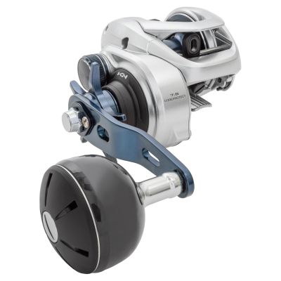 Shimano TranX TRX300AHG Baitcasting Reel - Handle Side