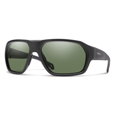 Smith Deckboss - Matte Black Frame - ChromaPop Polarized Gray Green Lens 