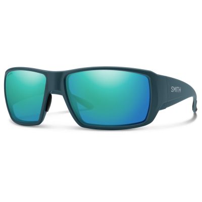Smith Guide's Choice XL Sunglasses - Matte Pacific Frame - ChromaPop Glass Opal Mirror Lens