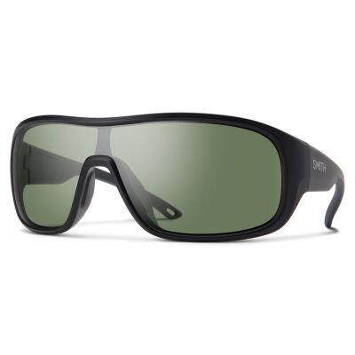 Smith Spinner Sunglasses - Matte Black Frame - ChromaPop Polarized Gray Green Lens