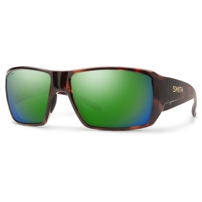 Smith Guide's Choice Small Sunglasses - Tortoise - ChromaPop Polarized Green Mirror Lens