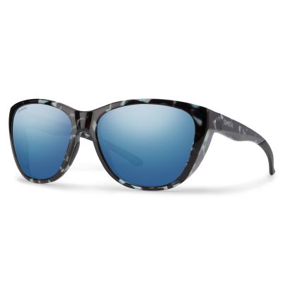 Smith Shoal Sunglasses - Sky Tortoise - ChromaPop Polarized Blue Mirror Lens
