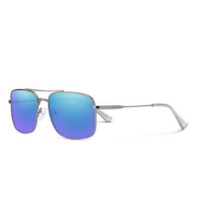 Suncloud Payback Sunglasses - Gunmetal Frame - Polarized Blue Mirror Lens