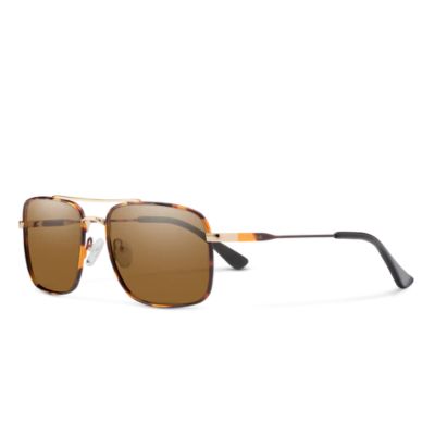 Suncloud Payback Sunglasses - Metal Tortoise Frame - Polarized Brown Lens