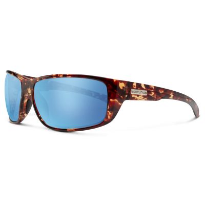 Suncloud Polarized Milestone Sunglasses - Tortoise Frame - Polarized Aqua Mirror Lens