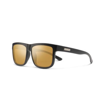 Suncloud Quiver Sunglasses - Matte Black Frame - Polarized Sienna Mirror Lens