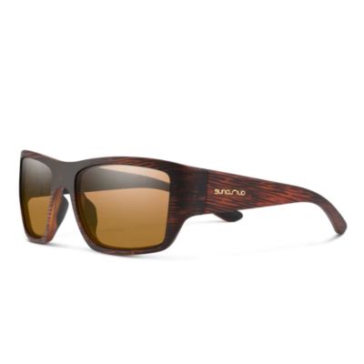 Suncloud Sculpin Sunglasses - Matte Burnished Brown Frame - Polarized Brown Lens