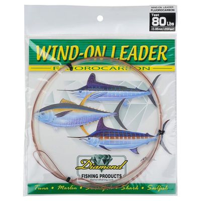 Diamond Fluorocarbon Wind-On Leaders